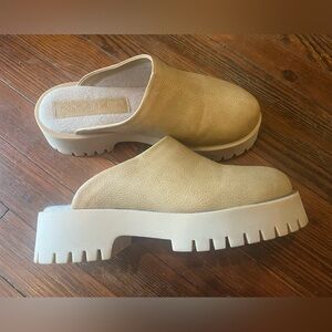 CALIA Kendra Vegan by Carrie Underwood Tan Mules